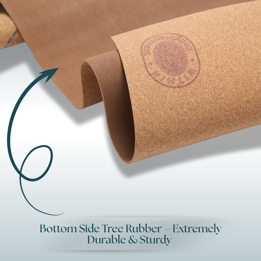 The Reverence Cork Yoga Mat 5MM